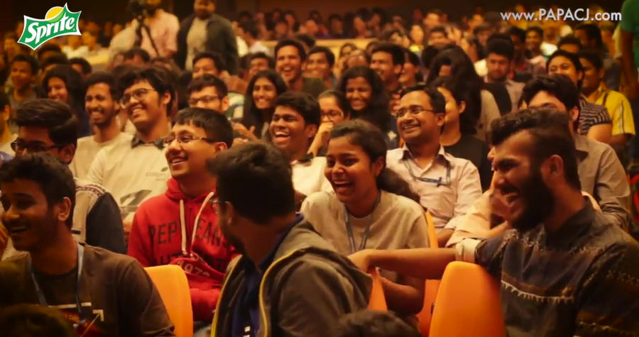 Papa CJ regales students at Vidyalankar Institute